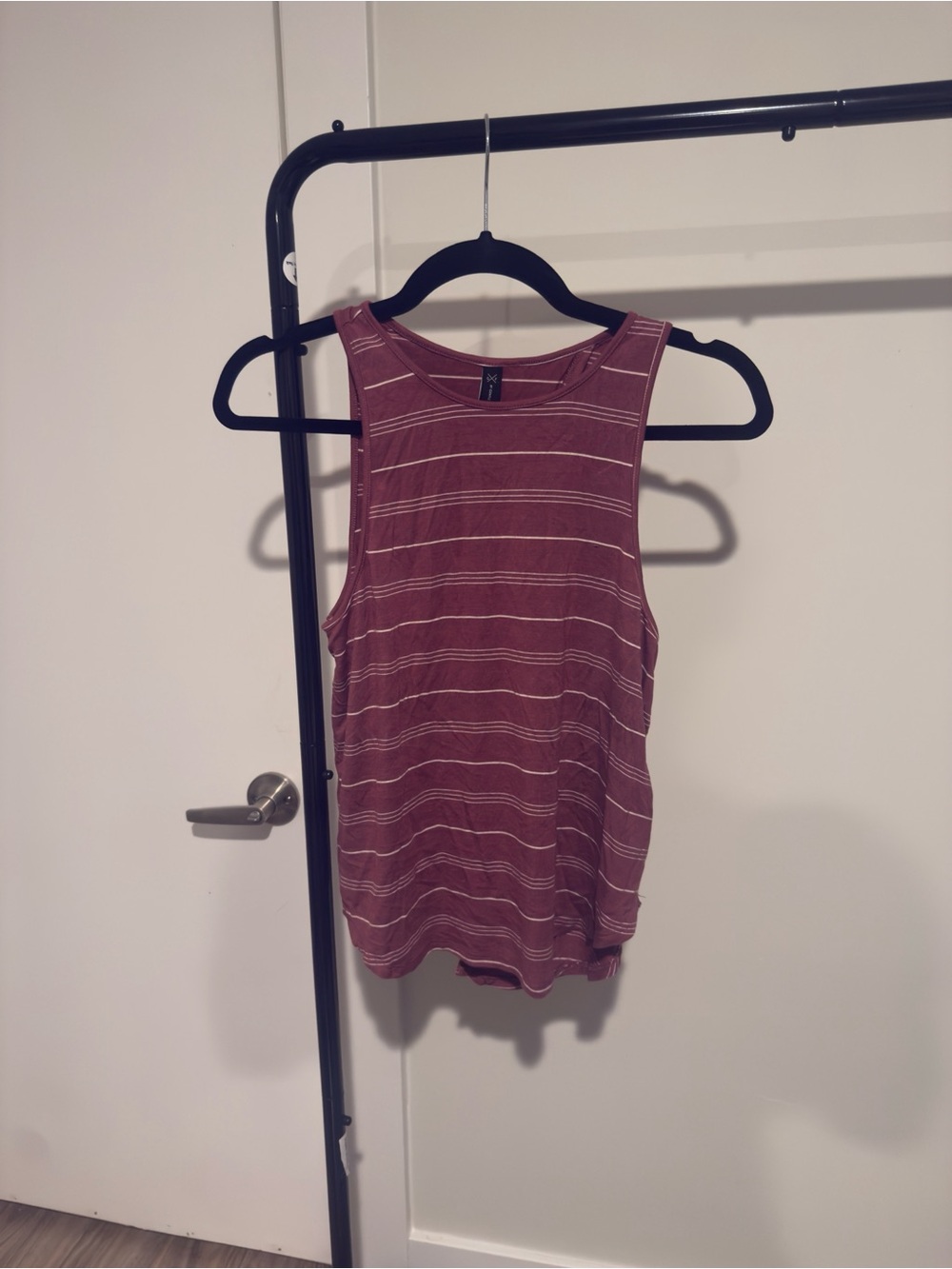 Gentle Fawn Burgundy Striped Sleeveless Tank